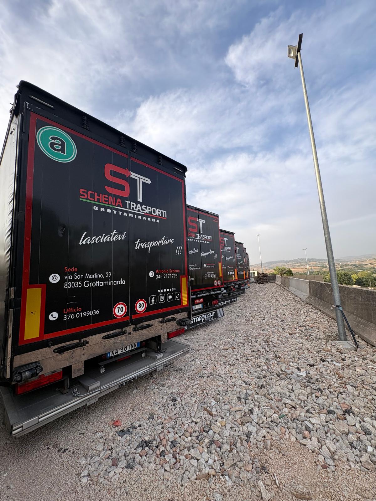 Flotta Schena Trasporti in movimento